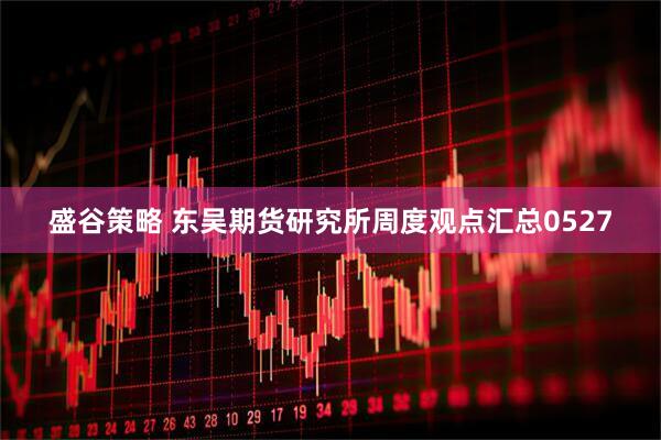 盛谷策略 东吴期货研究所周度观点汇总0527